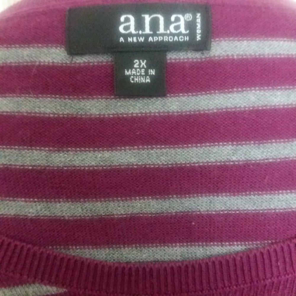 A.N.A. Stripped Sweater - Picture 4 of 5